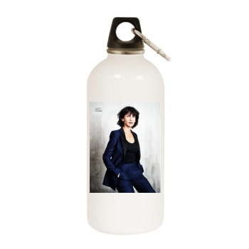 Sophie Marceau White Water Bottle With Carabiner