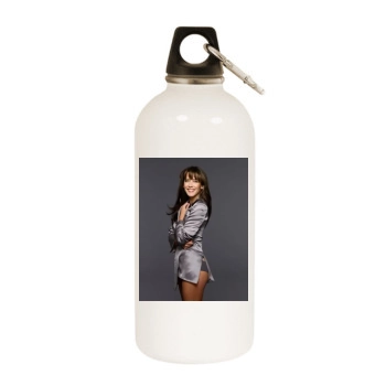 Sophie Marceau White Water Bottle With Carabiner