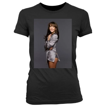 Sophie Marceau Women's Junior Cut Crewneck T-Shirt