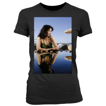 Sophie Marceau Women's Junior Cut Crewneck T-Shirt