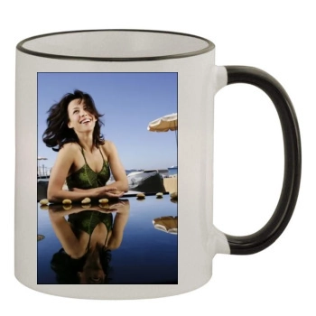 Sophie Marceau 11oz Colored Rim & Handle Mug