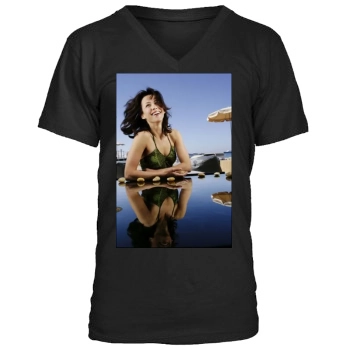 Sophie Marceau Men's V-Neck T-Shirt