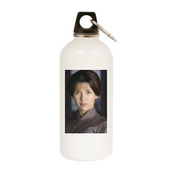 Sophie Marceau White Water Bottle With Carabiner