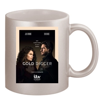 Gold Digger (2019) 11oz Metallic Silver Mug