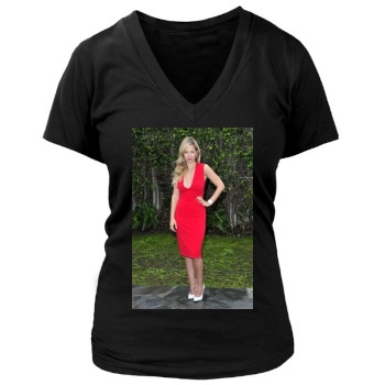 Tammin Sursok Women's Deep V-Neck TShirt