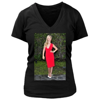 Tammin Sursok Women's Deep V-Neck TShirt