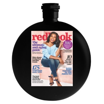 Taraji P. Henson Round Flask