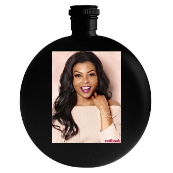 Taraji P. Henson Round Flask