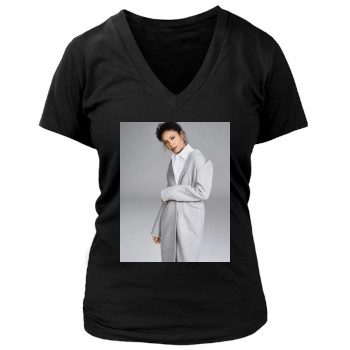 Thandie Newton Women's Deep V-Neck TShirt