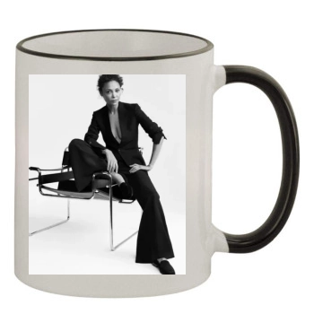 Thandie Newton 11oz Colored Rim & Handle Mug