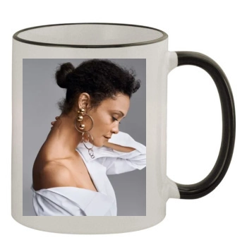 Thandie Newton 11oz Colored Rim & Handle Mug