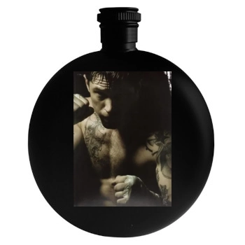 Tom Hardy Round Flask