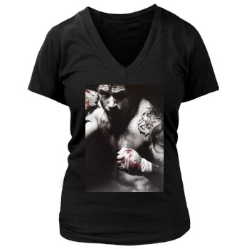 Tom Hardy Women's Deep V-Neck TShirt