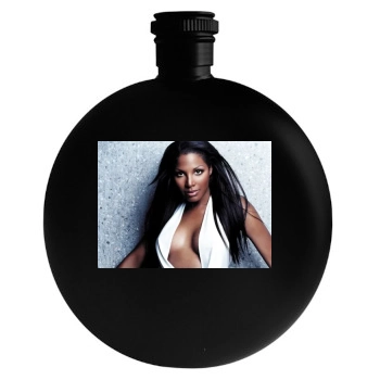 Toni Braxton Round Flask