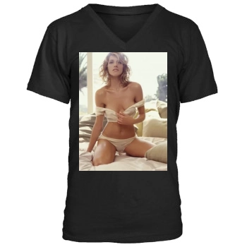 Tricia Helfer Men's V-Neck T-Shirt