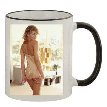 Tricia Helfer 11oz Colored Rim & Handle Mug