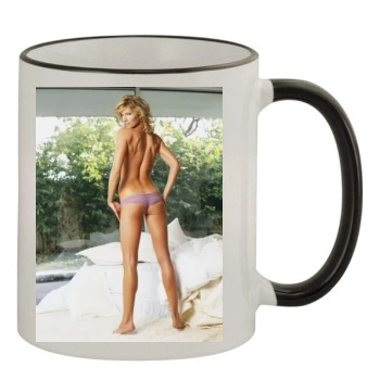 Tricia Helfer 11oz Colored Rim & Handle Mug