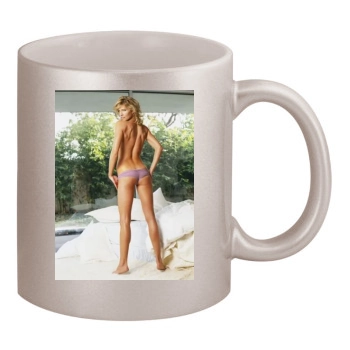 Tricia Helfer 11oz Metallic Silver Mug