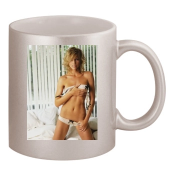 Tricia Helfer 11oz Metallic Silver Mug