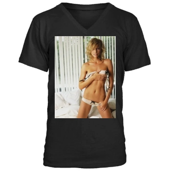 Tricia Helfer Men's V-Neck T-Shirt