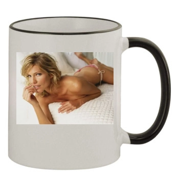 Tricia Helfer 11oz Colored Rim & Handle Mug