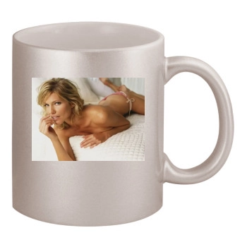 Tricia Helfer 11oz Metallic Silver Mug