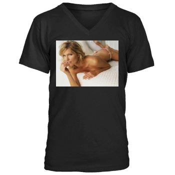 Tricia Helfer Men's V-Neck T-Shirt