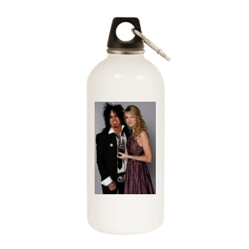 Taylor Swift White Water Bottle With Carabiner