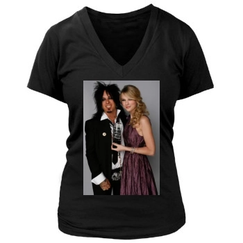 Taylor Swift Women's Deep V-Neck TShirt