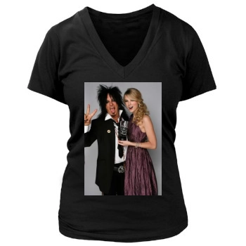 Taylor Swift Women's Deep V-Neck TShirt