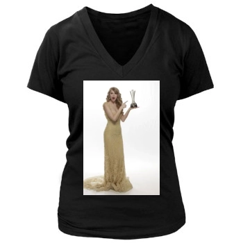 Taylor Swift Women's Deep V-Neck TShirt