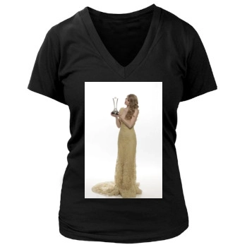 Taylor Swift Women's Deep V-Neck TShirt