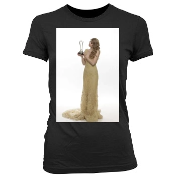 Taylor Swift Women's Junior Cut Crewneck T-Shirt