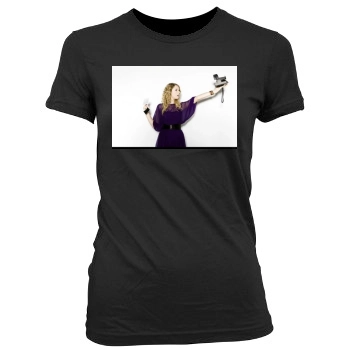 Taylor Swift Women's Junior Cut Crewneck T-Shirt