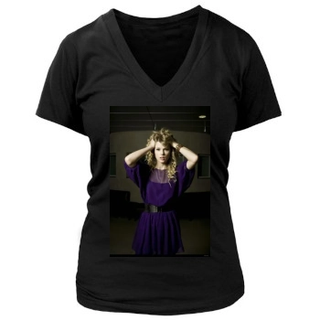 Taylor Swift Women's Deep V-Neck TShirt