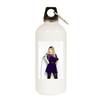 Taylor Swift White Water Bottle With Carabiner