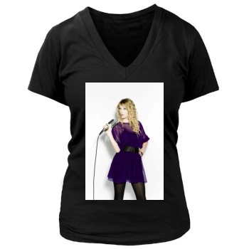 Taylor Swift Women's Deep V-Neck TShirt