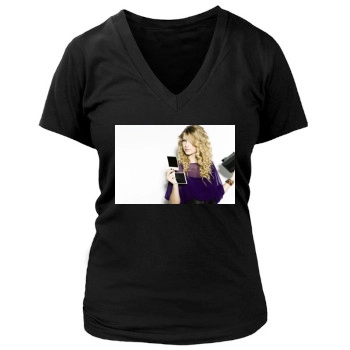 Taylor Swift Women's Deep V-Neck TShirt