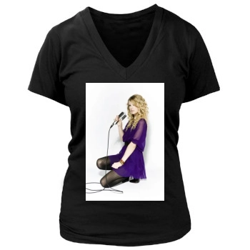 Taylor Swift Women's Deep V-Neck TShirt