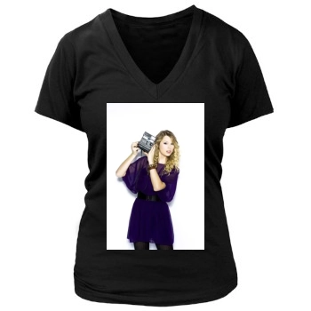 Taylor Swift Women's Deep V-Neck TShirt