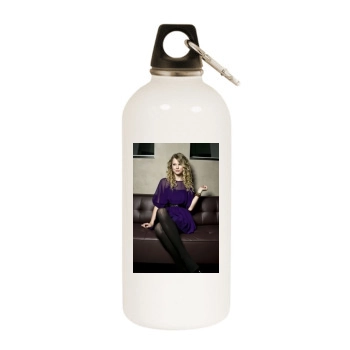 Taylor Swift White Water Bottle With Carabiner