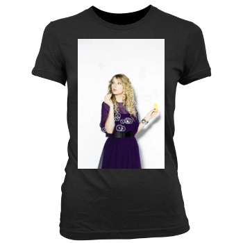 Taylor Swift Women's Junior Cut Crewneck T-Shirt