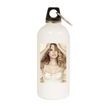 Taylor Swift White Water Bottle With Carabiner