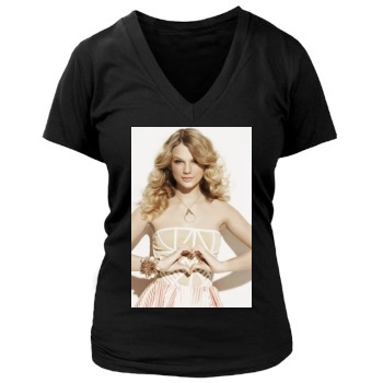 Taylor Swift Women's Deep V-Neck TShirt