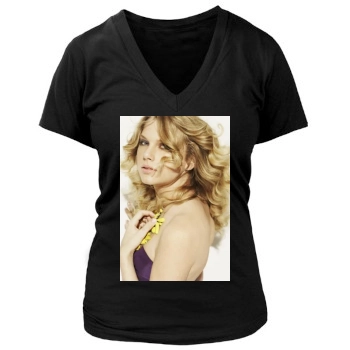 Taylor Swift Women's Deep V-Neck TShirt