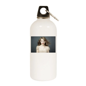 Taylor Swift White Water Bottle With Carabiner