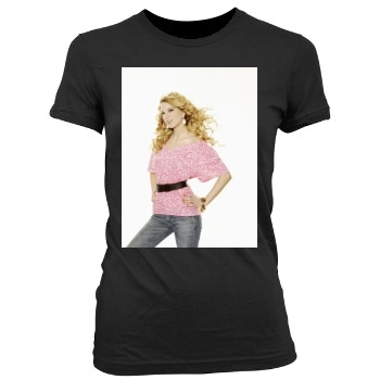 Taylor Swift Women's Junior Cut Crewneck T-Shirt