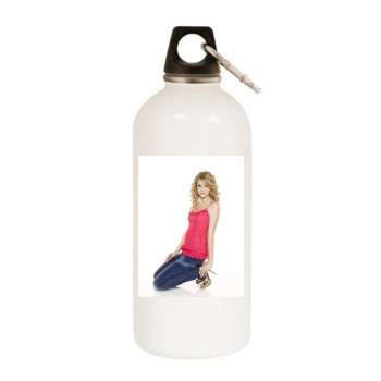 Taylor Swift White Water Bottle With Carabiner