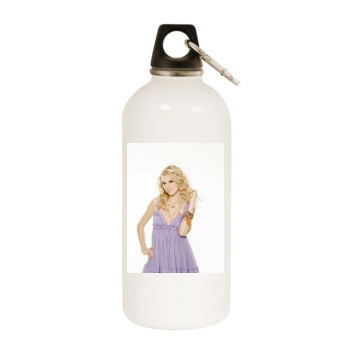 Taylor Swift White Water Bottle With Carabiner