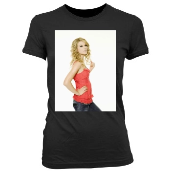 Taylor Swift Women's Junior Cut Crewneck T-Shirt